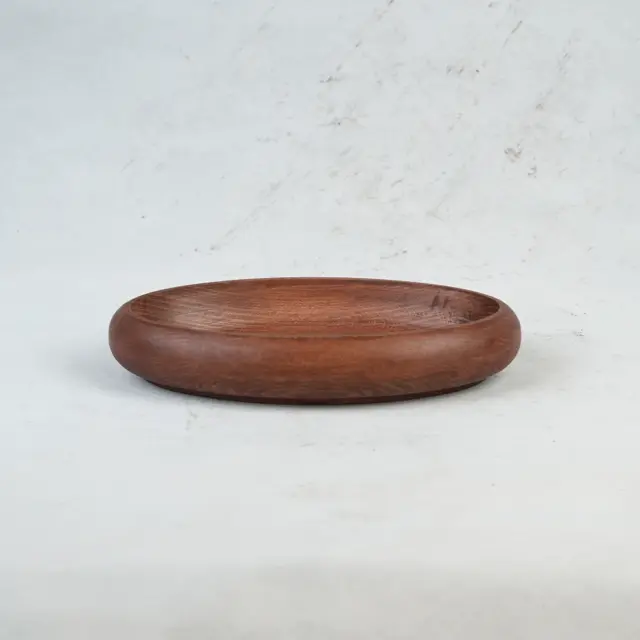 ظرف سالاد و آجیل بیضی چوب راش
