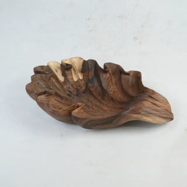 ظرف میوه صدف چوب گردو