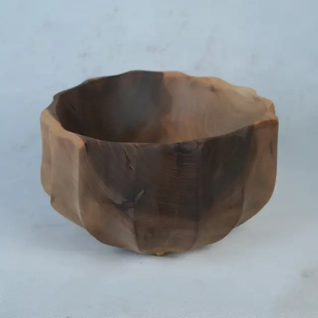 ظرف دفرمه تک‌نسخه پایه‌دار چوب گردو