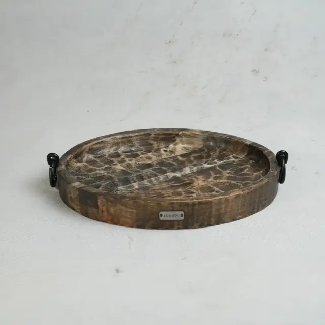 ظرف سرو پذیرایی چوب گردو